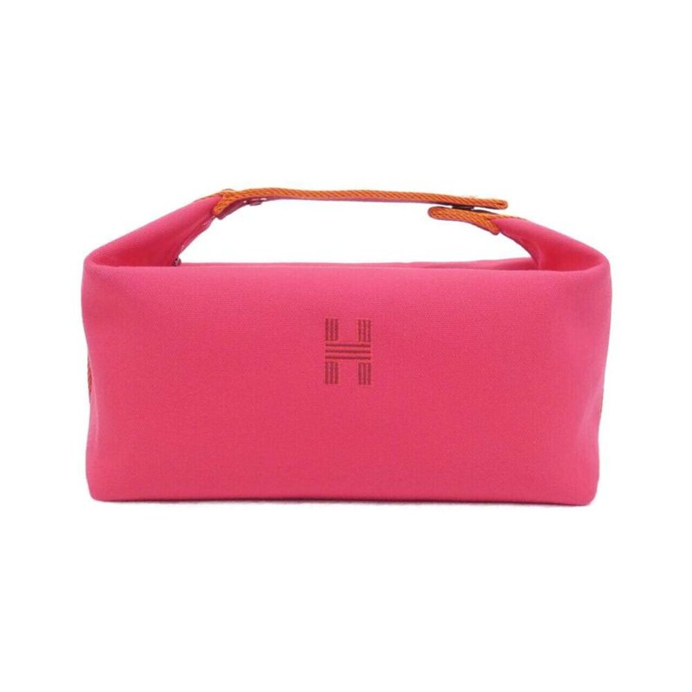 Hermes Bride A Black Canvas Pouch